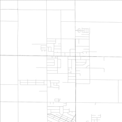 ROAD MAP OF OROSI, CALIFORNIA BY MAPBAKES