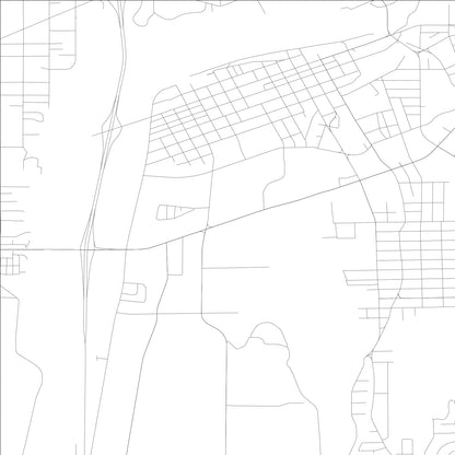 ROAD MAP OF OROVILLE, CALIFORNIA BY MAPBAKES