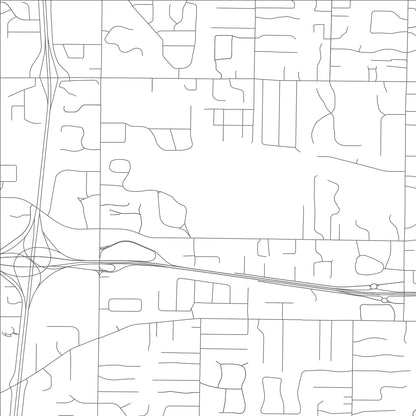 ROAD MAP OF WESTWOOD, MISSOURI BY MAPBAKES