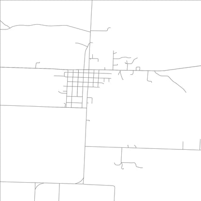 ROAD MAP OF WHEATLAND, MISSOURI BY MAPBAKES