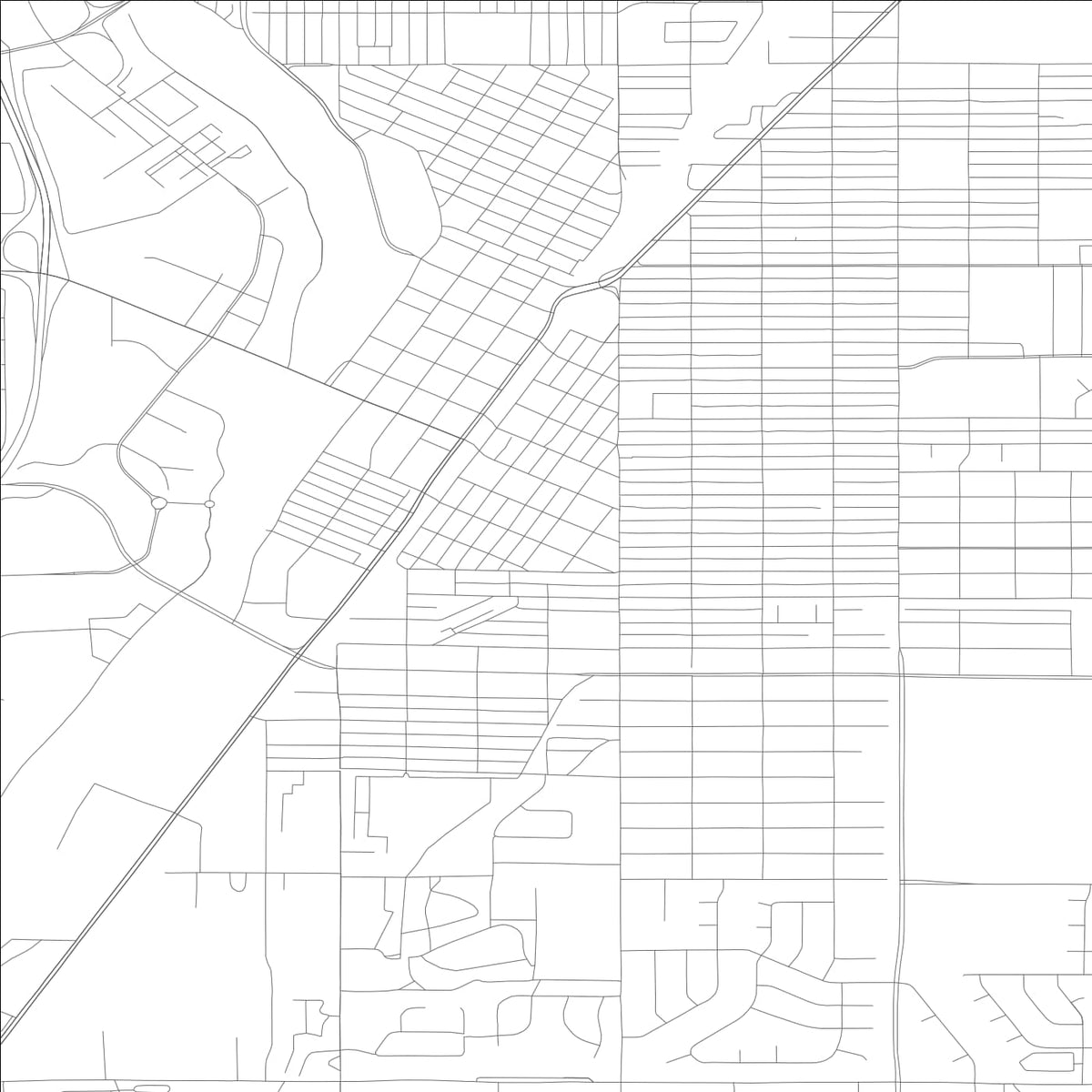 ROAD MAP OF IDAHO FALLS, IDAHO BY MAPBAKES