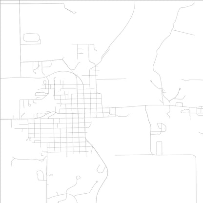ROAD MAP OF PETERSBURG, ILLINOIS BY MAPBAKES