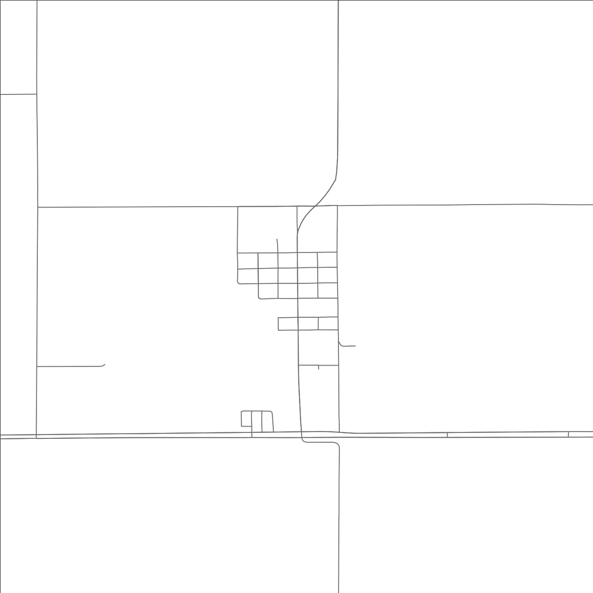 ROAD MAP OF WHEELING, MISSOURI BY MAPBAKES