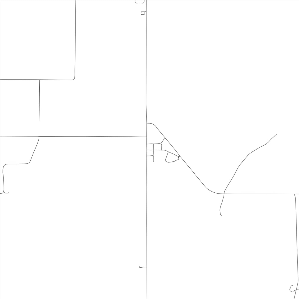 ROAD MAP OF WHITE OAK, MISSOURI BY MAPBAKES