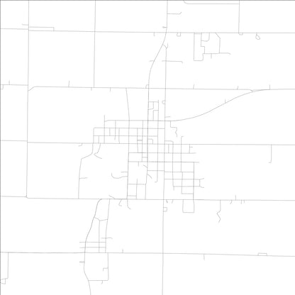 ROAD MAP OF CLAY CITY, INDIANA BY MAPBAKES