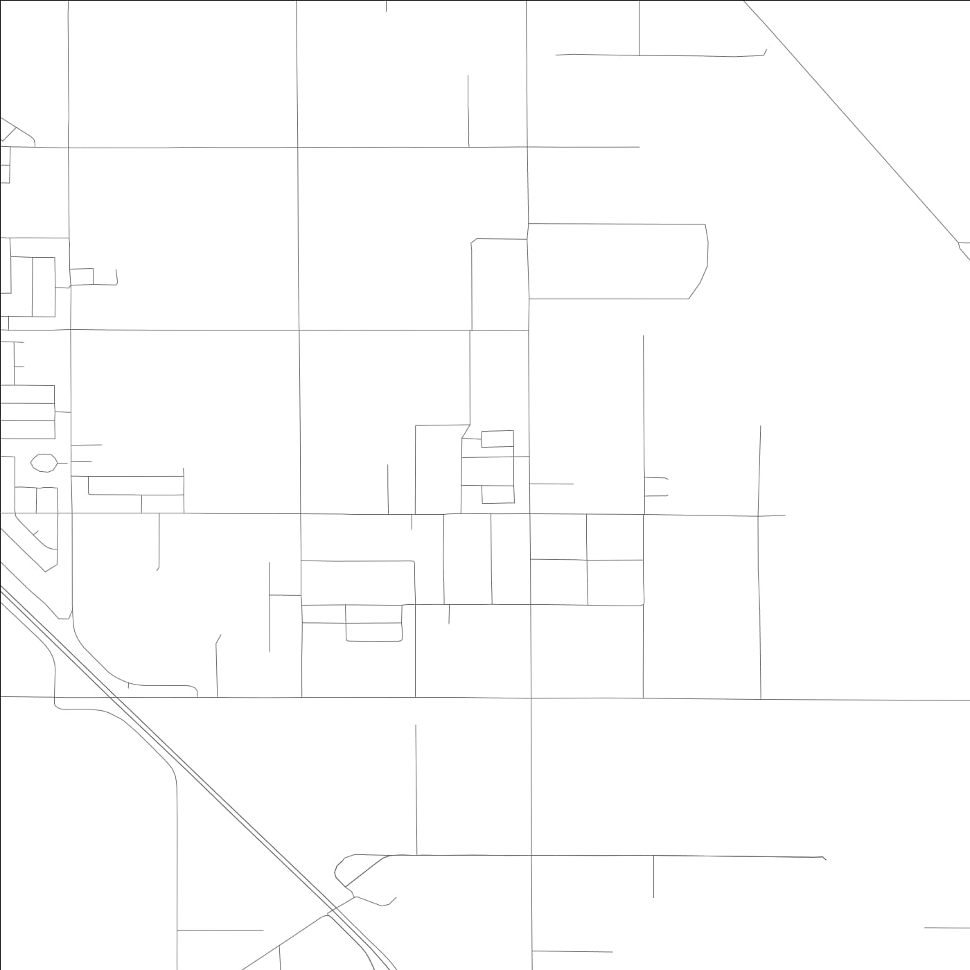 ROAD MAP OF PARKSDALE, CALIFORNIA BY MAPBAKES