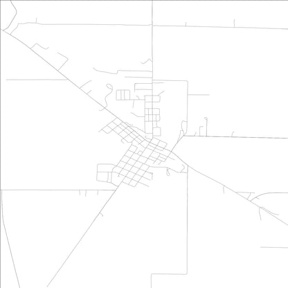 ROAD MAP OF PLEASANT HILL, ILLINOIS BY MAPBAKES
