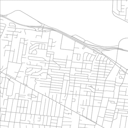 ROAD MAP OF WOODSON TERRACE, MISSOURI BY MAPBAKES