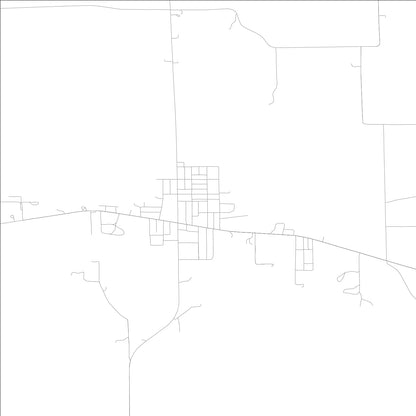 ROAD MAP OF POTOMAC, ILLINOIS BY MAPBAKES