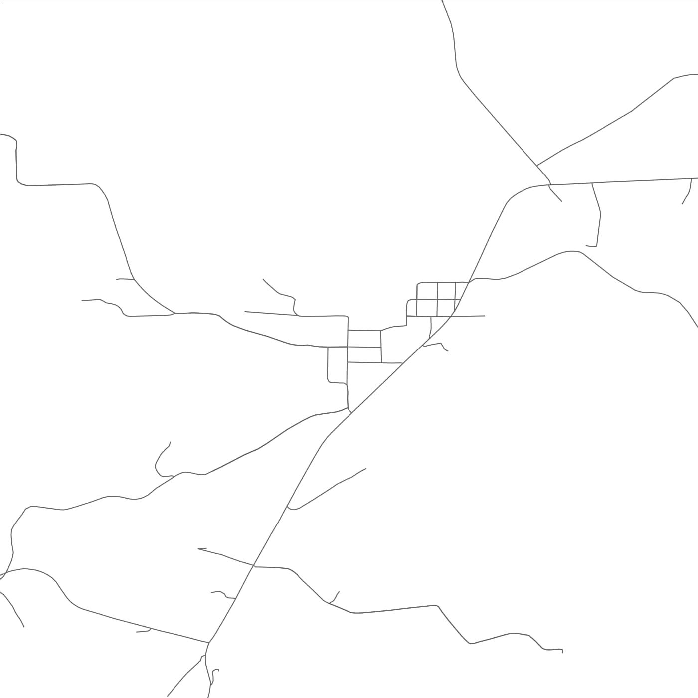 ROAD MAP OF ZALMA, MISSOURI BY MAPBAKES