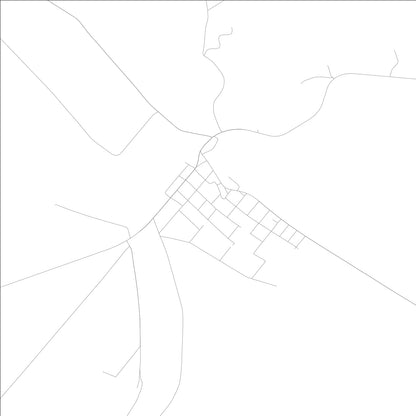 ROAD MAP OF PRAIRIE DU ROCHER, ILLINOIS BY MAPBAKES