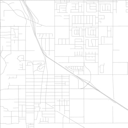 ROAD MAP OF PERRIS, CALIFORNIA BY MAPBAKES