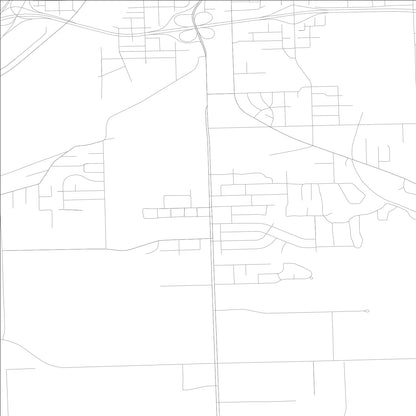 ROAD MAP OF PRESTON HEIGHTS, ILLINOIS BY MAPBAKES