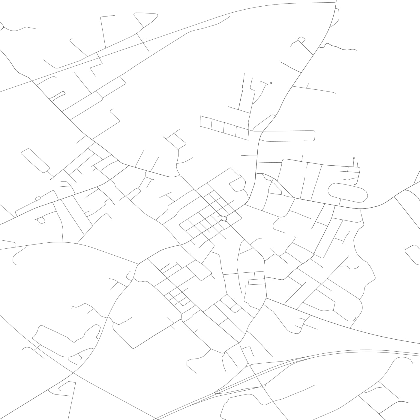 ROAD MAP OF COLUMBIA, KENTUCKY BY MAPBAKES