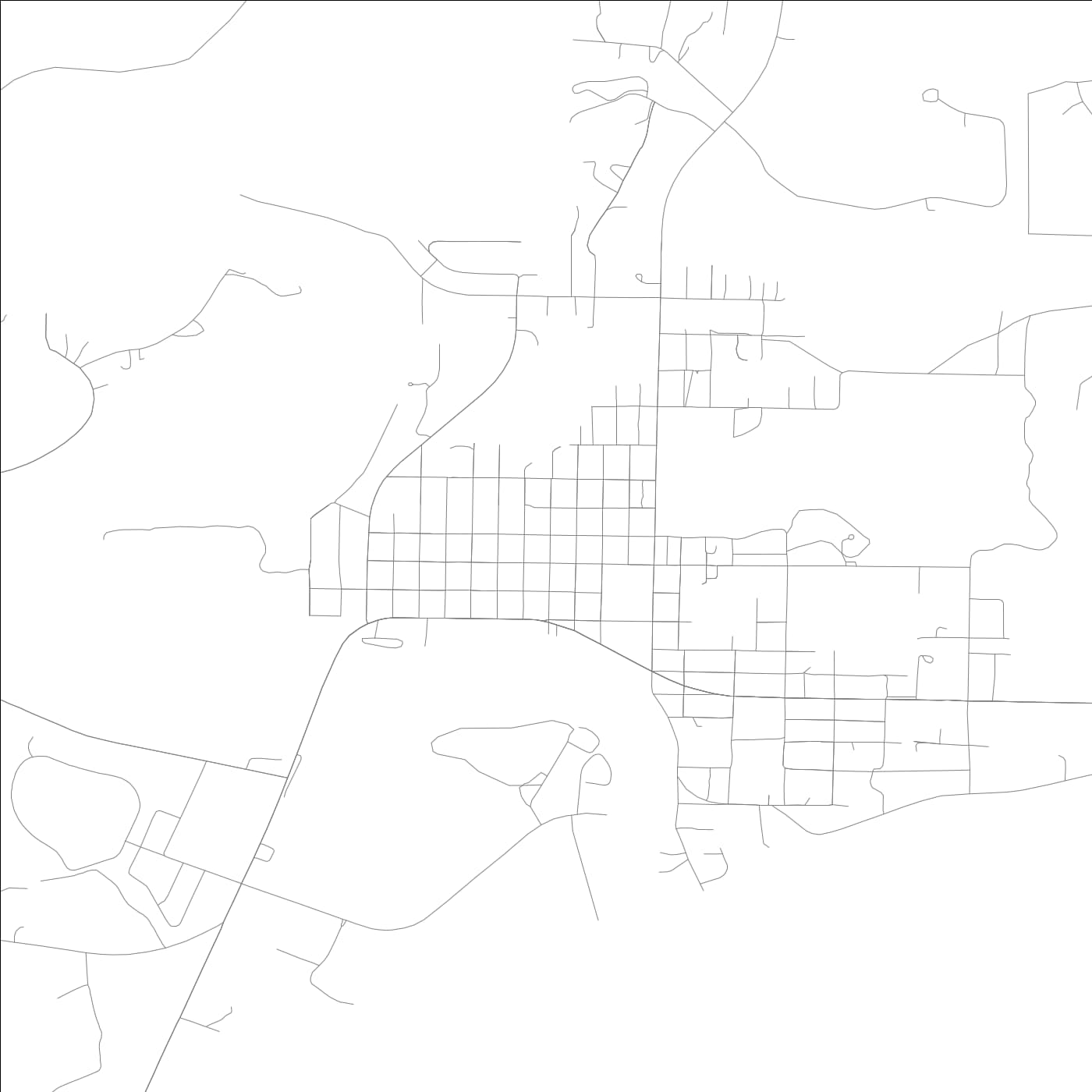 ROAD MAP OF CARRABELLE, FLORIDA BY MAPBAKES