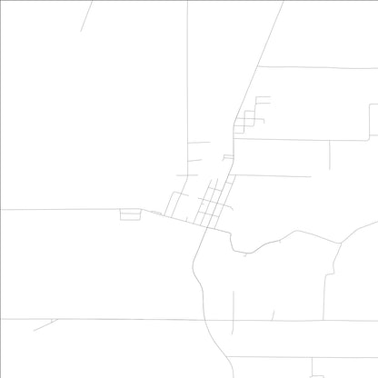ROAD MAP OF PULASKI, ILLINOIS BY MAPBAKES