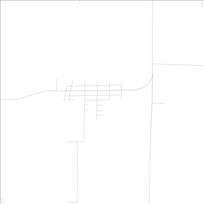 ROAD MAP OF RADOM, ILLINOIS BY MAPBAKES