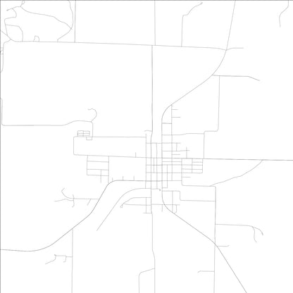 ROAD MAP OF RAMSEY, ILLINOIS BY MAPBAKES