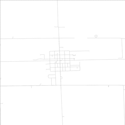 ROAD MAP OF RANKIN, ILLINOIS BY MAPBAKES