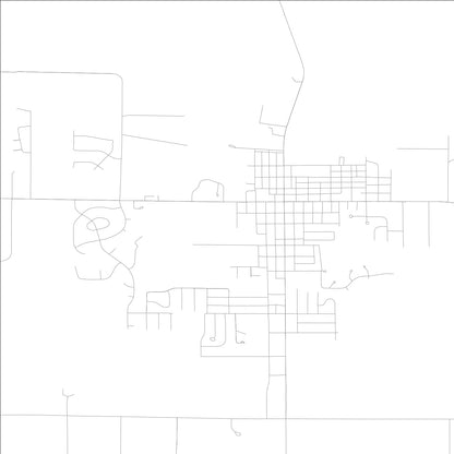 ROAD MAP OF RED BUD, ILLINOIS BY MAPBAKES