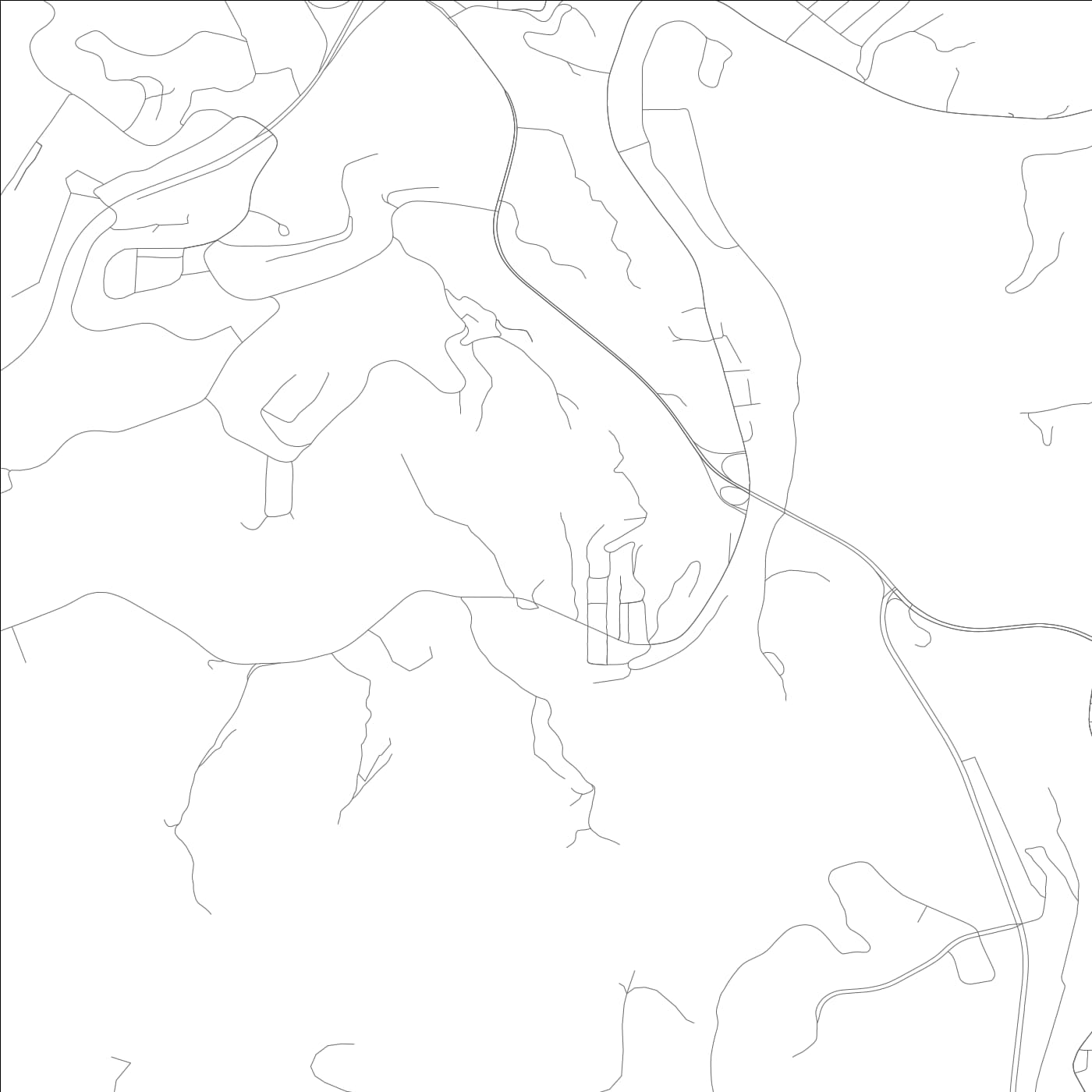 ROAD MAP OF COMBS, KENTUCKY BY MAPBAKES