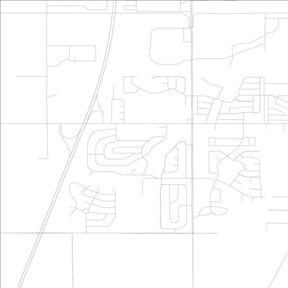 ROAD MAP OF RICHTON PARK, ILLINOIS BY MAPBAKES