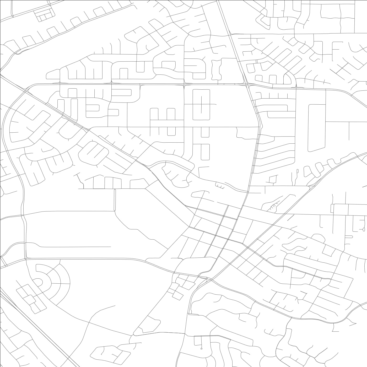 ROAD MAP OF PLEASANTON, CALIFORNIA BY MAPBAKES