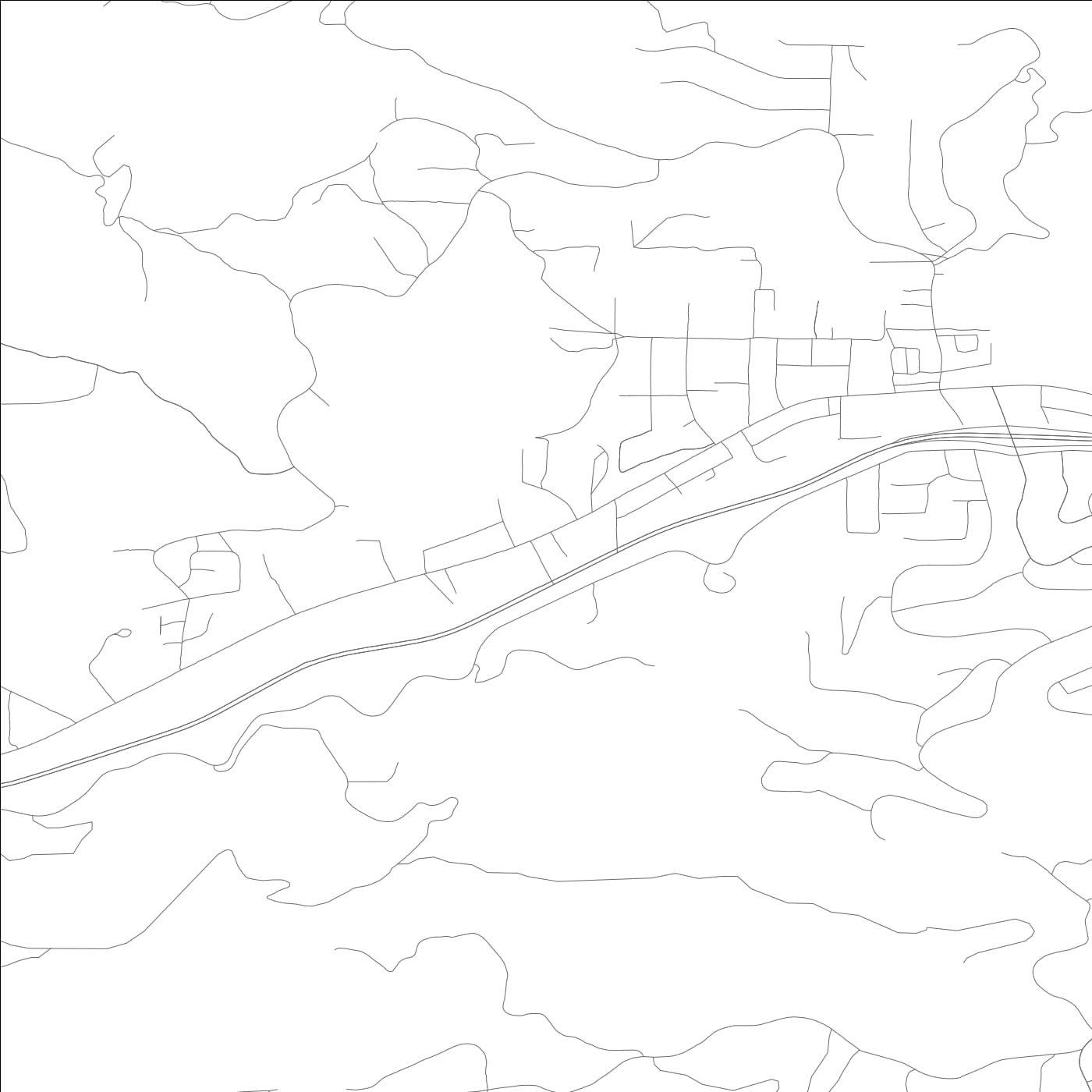 ROAD MAP OF POLLOCK PINES, CALIFORNIA BY MAPBAKES