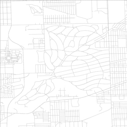 ROAD MAP OF RIVERSIDE, ILLINOIS BY MAPBAKES