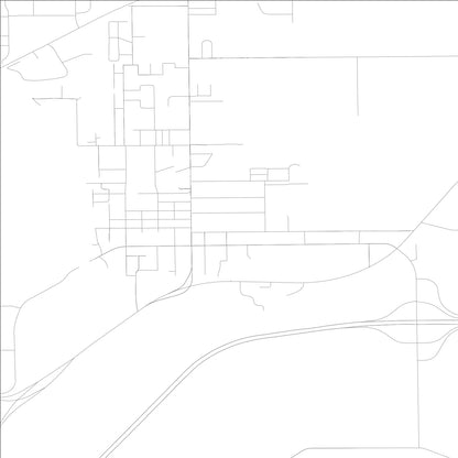 ROAD MAP OF RIVERTON, ILLINOIS BY MAPBAKES