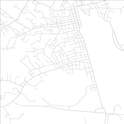 ROAD MAP OF CORBIN, KENTUCKY BY MAPBAKES