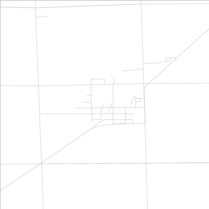 ROAD MAP OF ROBERTS, ILLINOIS BY MAPBAKES