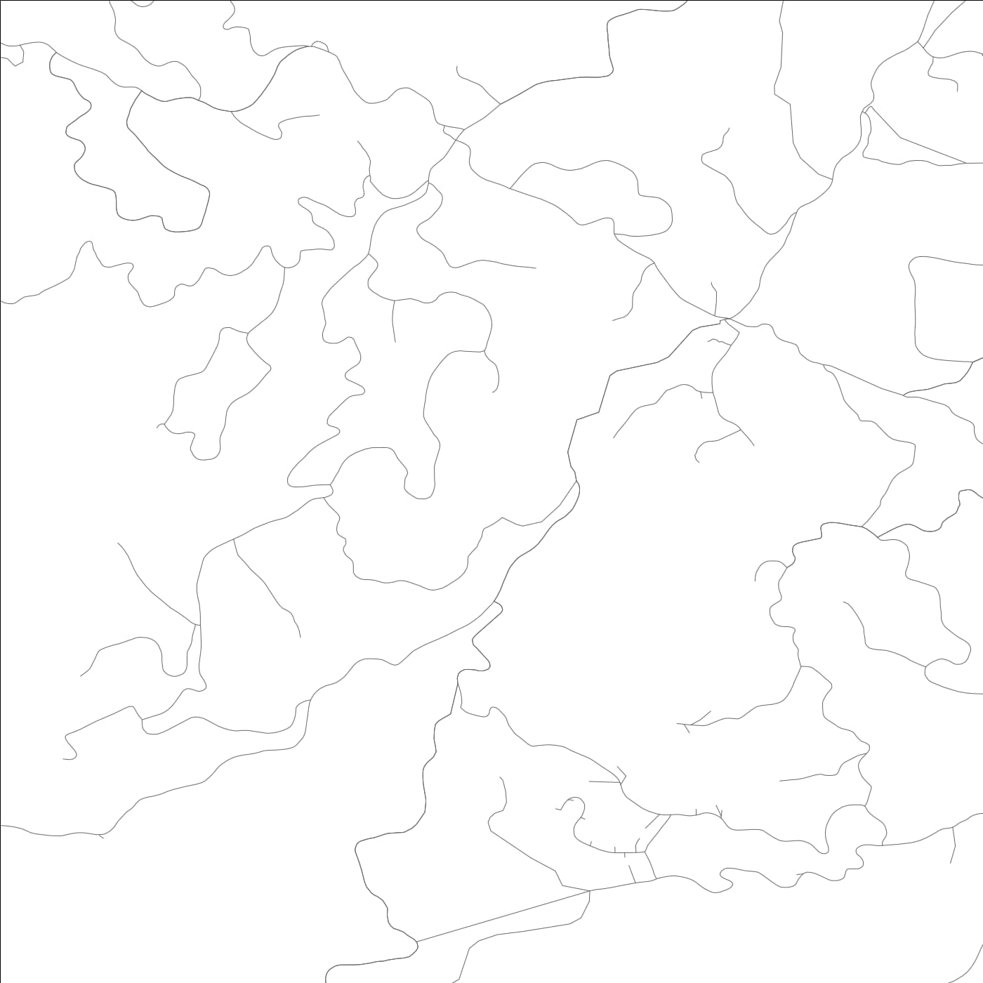 ROAD MAP OF POST MOUNTAIN, CALIFORNIA BY MAPBAKES