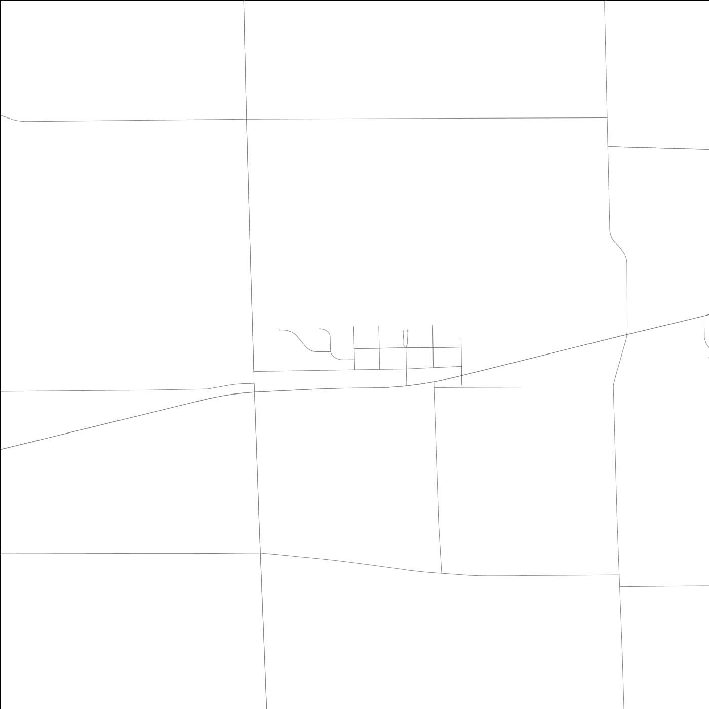ROAD MAP OF ROCK CITY, ILLINOIS BY MAPBAKES
