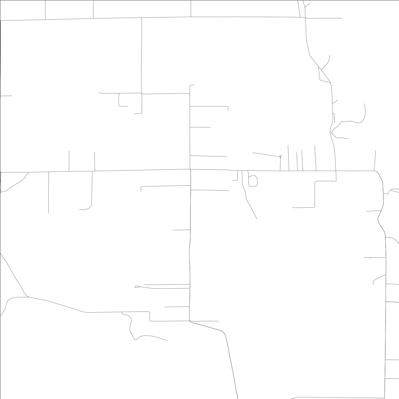 ROAD MAP OF POTTER VALLEY, CALIFORNIA BY MAPBAKES