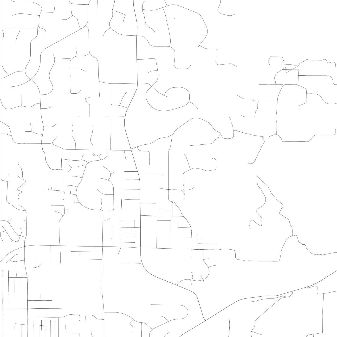 ROAD MAP OF POWAY, CALIFORNIA BY MAPBAKES