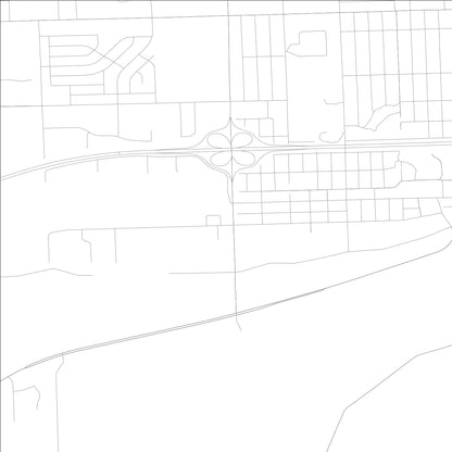 ROAD MAP OF ROCKDALE, ILLINOIS BY MAPBAKES