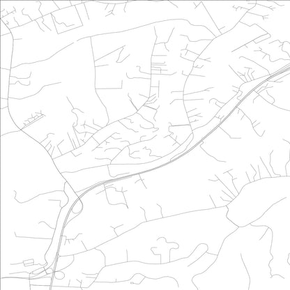 ROAD MAP OF PRUNEDALE, CALIFORNIA BY MAPBAKES