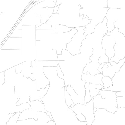 ROAD MAP OF RAINBOW, CALIFORNIA BY MAPBAKES