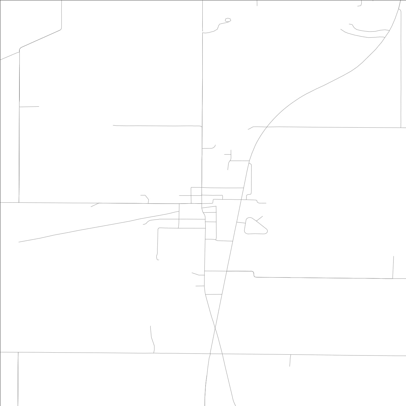 ROAD MAP OF COATESVILLE, INDIANA BY MAPBAKES