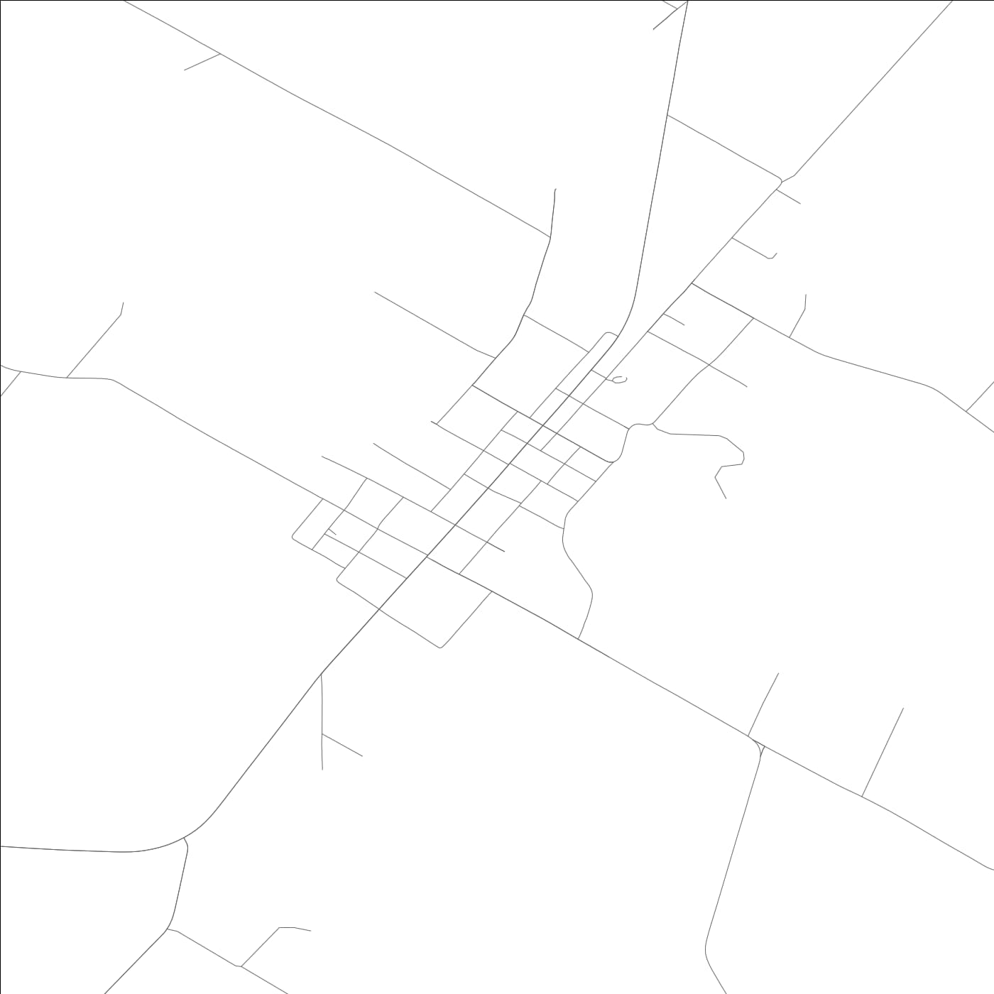 ROAD MAP OF CORYDON, KENTUCKY BY MAPBAKES