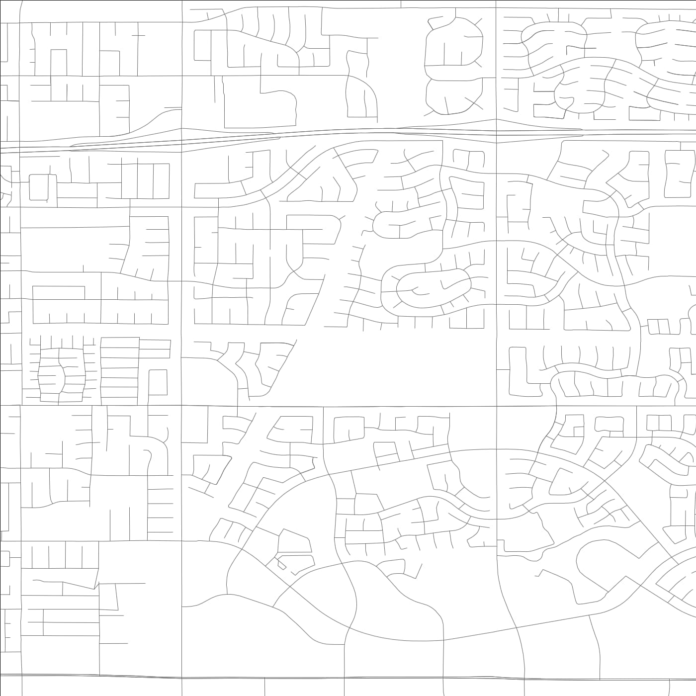 ROAD MAP OF RANCHO CUCAMONGA, CALIFORNIA BY MAPBAKES