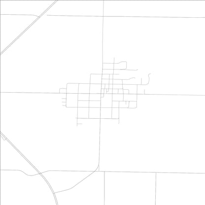 ROAD MAP OF ROSEVILLE, ILLINOIS BY MAPBAKES
