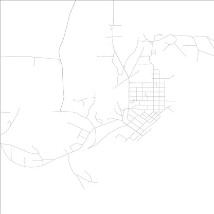 ROAD MAP OF ROSICLARE, ILLINOIS BY MAPBAKES
