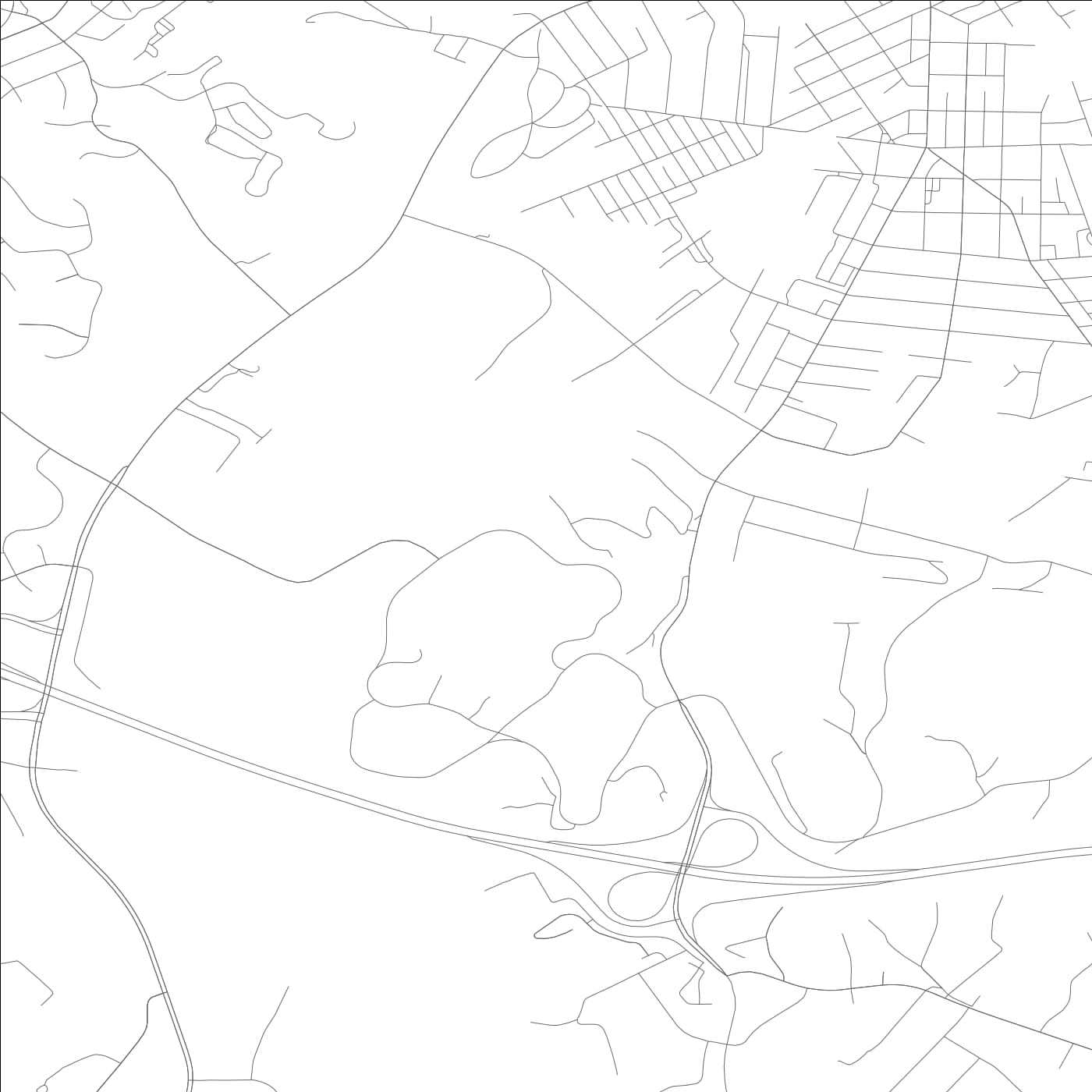 ROAD MAP OF COVINGTON, KENTUCKY BY MAPBAKES