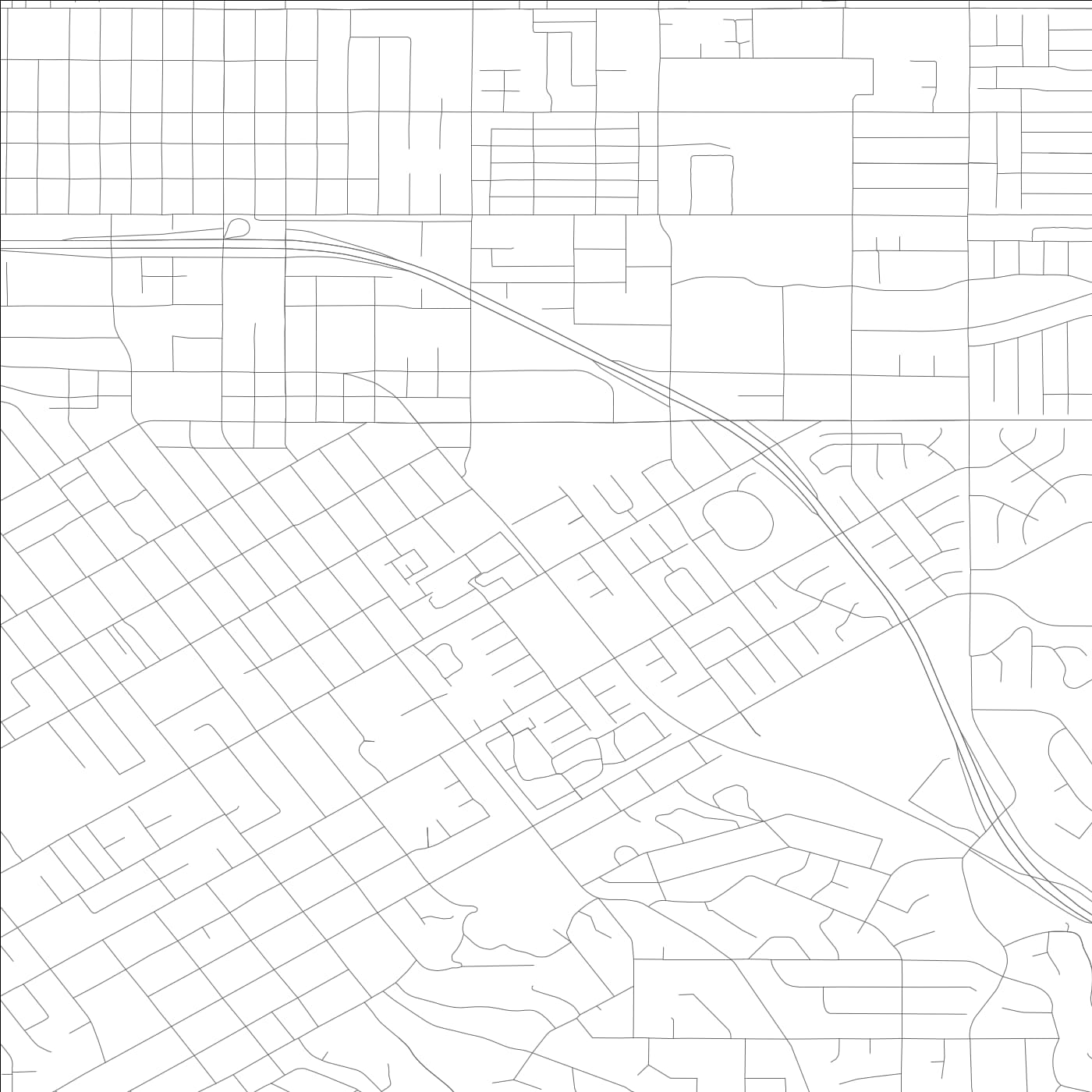 ROAD MAP OF REDLANDS, CALIFORNIA BY MAPBAKES