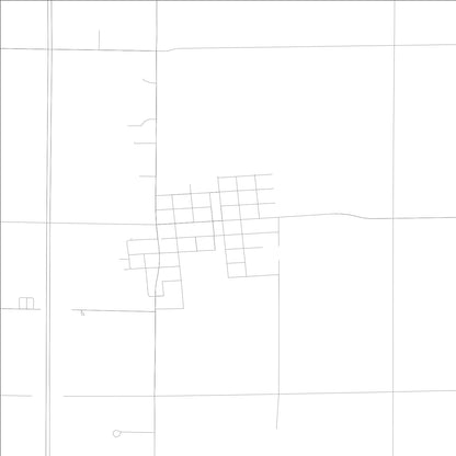 ROAD MAP OF RUTLAND, ILLINOIS BY MAPBAKES