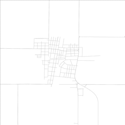 ROAD MAP OF SANDOVAL, ILLINOIS BY MAPBAKES