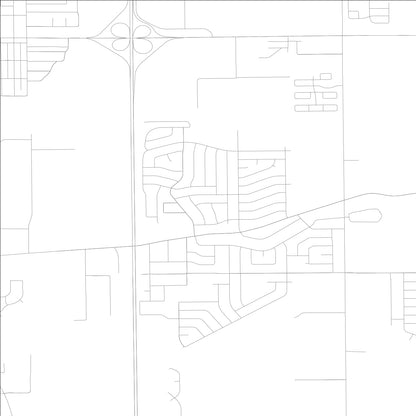 ROAD MAP OF SAUK VILLAGE, ILLINOIS BY MAPBAKES