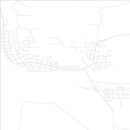 ROAD MAP OF SAVANNA, ILLINOIS BY MAPBAKES